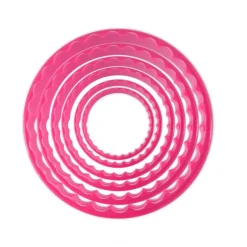 Emporte-Pièces Ronds Cannelés et Lisses (x6) Scrapcooking