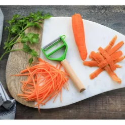 Eplucheur en Bois Vert T-duo Opinel