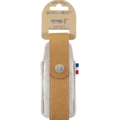 Etui pour Couteau en Cuir et Feutrine Outdoor L Collection France Opinel