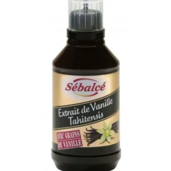 Extrait de Vanille Tahitensis liquide avec grains 50cl Sébalcé