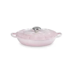 Faitout Fonte Émaillée Pétales Shell Pink 26 cm Le Creuset
