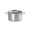 Faitout Inox 24 cm avec Couvercle Le Creuset