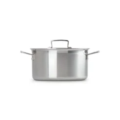 Faitout Inox 24 cm avec Couvercle Le Creuset