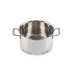 Faitout Inox 24 cm avec Couvercle Le Creuset