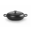 Faitout Noir Mat en Fonte avec Intérieur Noir 30 cm Le Creuset Signature