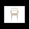 Fauteuil en Polypropylène Mila Taupe Siesta