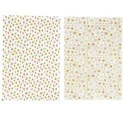 Feuille Transfert Chocolat Noël 17,5 x 27,5 cm (x4) Patisdécor