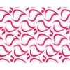 Feuilles de transfert chocolat vagues rouges 34 x 26,5 cm (x10)