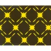 Feuilles de transfert chocolat cannage jaune 34 x 26,5 cm (x10)