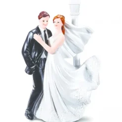 Figurine Mariage Mariés Romantique 2 Modèles 17,5 cm