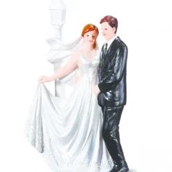 Figurine Mariage Mariés Romantique 2 Modèles 17,5 cm