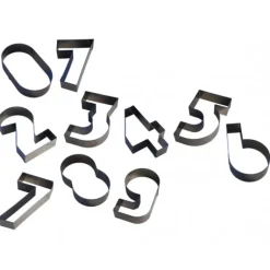 FIN DE SERIE Chiffre inox 3 Moule-Découpoir 100 mm Gobel