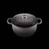 FIN DE SERIE Cocotte en Fonte Ronde 26 cm Flint Le Creuset Signature