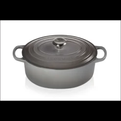 FIN DE SERIE Cocotte en fonte Ovale 29 cm Mist Grey Le Creuset Signature