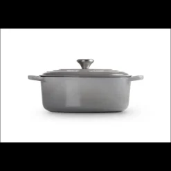 FIN DE SERIE Cocotte en fonte Ovale 29 cm Mist Grey Le Creuset Signature