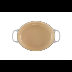 FIN DE SERIE Cocotte en fonte Ovale 29 cm Mist Grey Le Creuset Signature