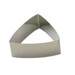 FIN DE SERIE Nonnette Inox Triangle Bombé 7 cm x H 3 cm Gobel