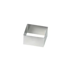 FIN DE SERIE Nonnette Inox Carré 3 cm x H 3 cm Gobel