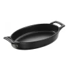 FIN DE SERIE Plat Ovale Noir 20x12,5 cm Belle Cuisine Revol