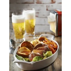 FIN DE SERIE Plat Ovale Noir 20x12,5 cm Belle Cuisine Revol