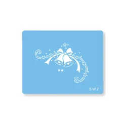 FIN DE SERIE Pochoir Cloches et Coeurs