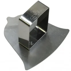 FIN DE SERIE Poussoir Cloche inox 78 x 78 mm - Gobel