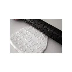 FIN DE SERIE Rouleau à Empreinte Coeurs pour Pâte à Sucre