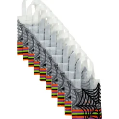 FIN DE SERIE Sac à Bonbon Toile d'Araignée 13 x 8 x H 21 cm (x10) Wilton