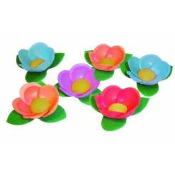 Fleurs Bali azyme assorties Ø4,5 cm (x35) Mallard Ferrière