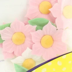 Fleurs de Narcisses roses et blanches x12 - en Azyme