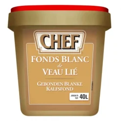 Fonds blanc de veau lié 40L 800g