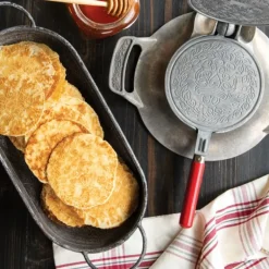 Gaufrier Norvégien Krumkake Fonte d'Aluminium Ø13 cm Nordic Ware