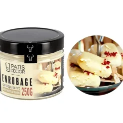 Glaçage Rocher Chocolat Blanc 250 g Patisdécor