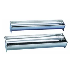 Gouttière à Bûche Fer Blanc 50 x 7 cm