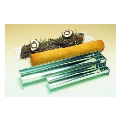 Gouttière à Bûche Inox 50 x 8 cm