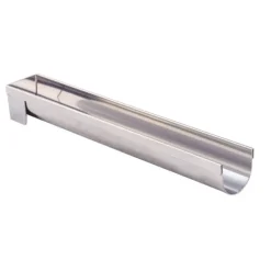 Gouttière à Bûche Ronde Fine Démontable Inox 30.4 x 4.4 x 4 cm De Buyer