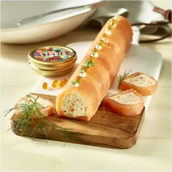 Gouttière à Bûche Ronde Fine Démontable Inox 30.4 x 4.4 x 4 cm De Buyer