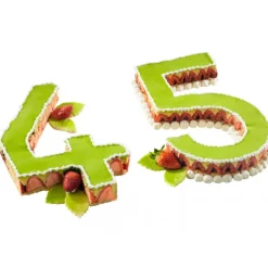 Grand Emporte Pièce Inox Chiffre 4 32x18 cm