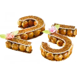 Grand Emporte Pièce Inox Chiffre 0 32x18 cm