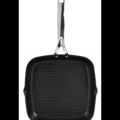 Grill Carré Castel'Pro 28 cm Poignée Fixe Ultralu Cristel