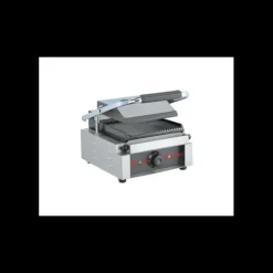 Grill Panini Rainuré Plaque Simple 2,2 kW