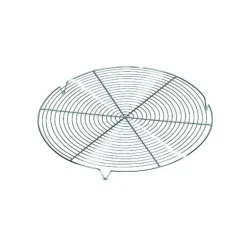 Grille Ronde avec pieds Chromée Ø 24 cm