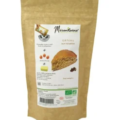 Gâteau BIO aux Noisettes 295g Mirontaine