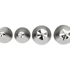 Kit 4 Douilles Pâtissières Inox Fleurs Wilton