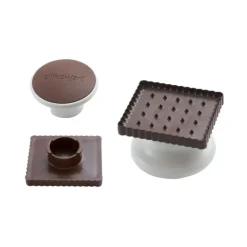 Kit Biscuit Chocolat Rectangulaire Noël 4,7 x 5,7 cm (x6) Silikomart