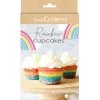 Kit Cupcakes Arc-en-ciel Scrapcooking