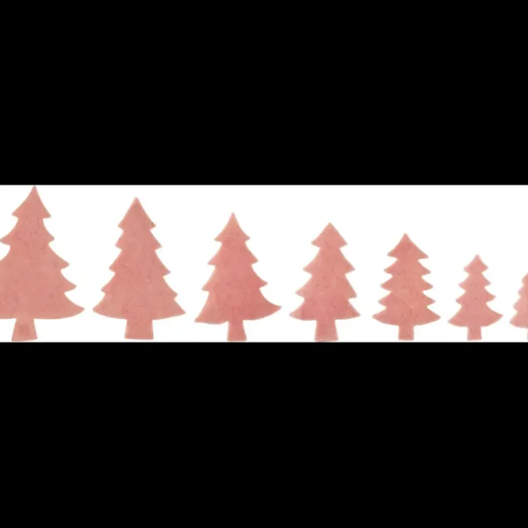 Kit Décor Sapin en Chocolat Framboise 7 tailles (x126) Florensuc