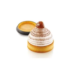 Kit Moule Silicone 6 Tartelettes Ø 80mm Mont Blanc Silikomart Professional
