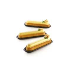 Kit Moule Silicone 6 Tartelettes Oblong 14,6 cm Silikomart Professional