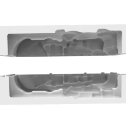 Kit Moule Silicone Bûche Pôle Nord 21 x 8,7 x H 8 cm Silikomart